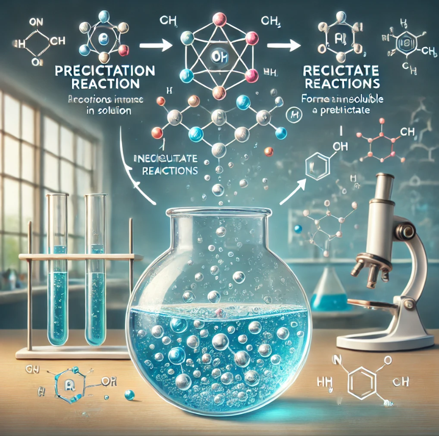 Les R actions De Pr cipitation Th orie Et Applications La Chimie